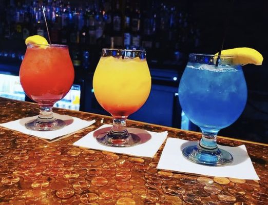 Variety of drinks to choose from or our bartenders can pour you something unique.