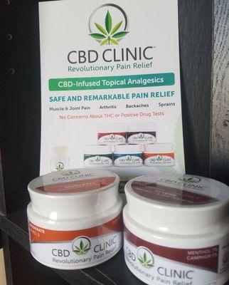 CBD Clinic products and services available