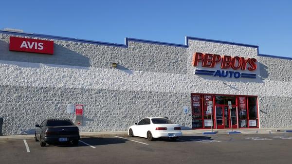 Avis is located inside Pep Boys.