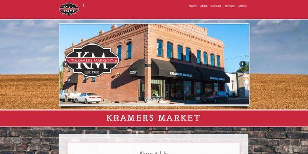 Website for Kramers Market http://kramersmarketdufur.com/