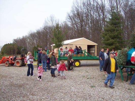 Free hay rides!