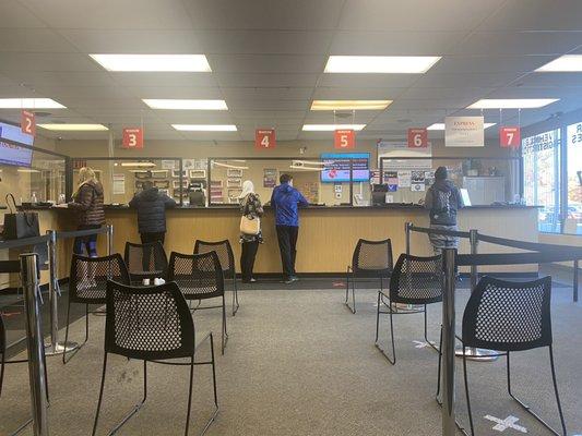 24 October 2022 -- Inside the Bureau of Motor Vehicles in Lakewood, Ohio (on Edgecliff Ave. and Warren Road)