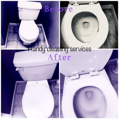 Toilet and floor Cleaning