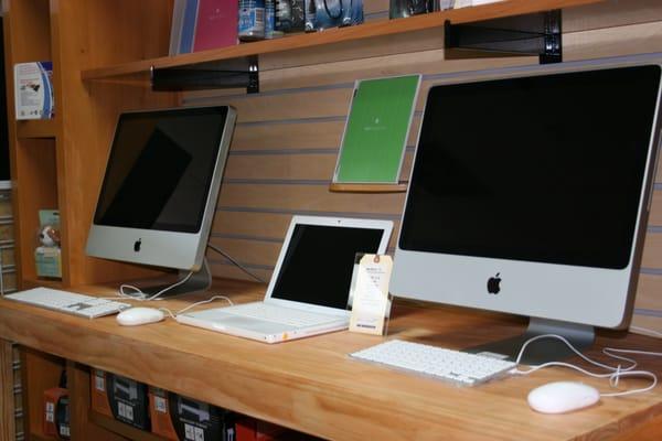 Part of our refurbished Apple display.