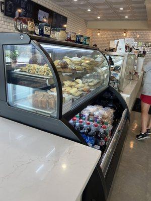 A selection of egg bites, yogurts, drinks, pre packaged sandwiches