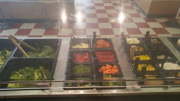 Great salad bar!