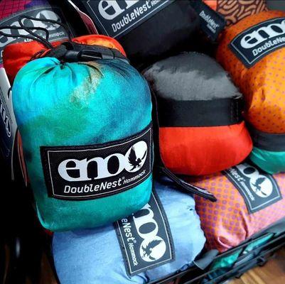 ENO Hammocks come in various styles and sizes. Quality material that's made to last!