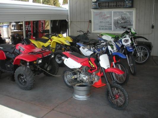 Quads & Street Bikes for sale