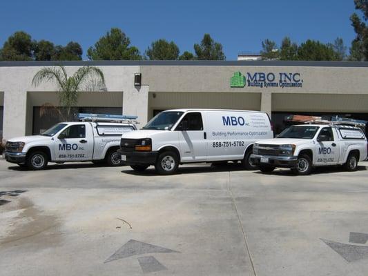 All MBO, Inc. vehicles are equipped with complete sets of certified and calibrated tools and instruments.