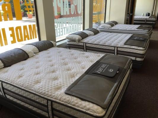 These Iseries mattresses are pretty nice for the money. The salesperson explains that they were consumer reports number one