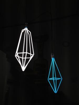 "Platonic Solids" Pendant fixtures.