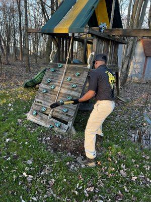 Playset removal