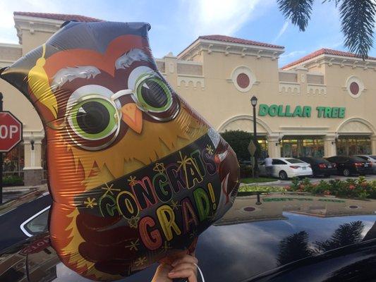 Graduation balloons ready to go!