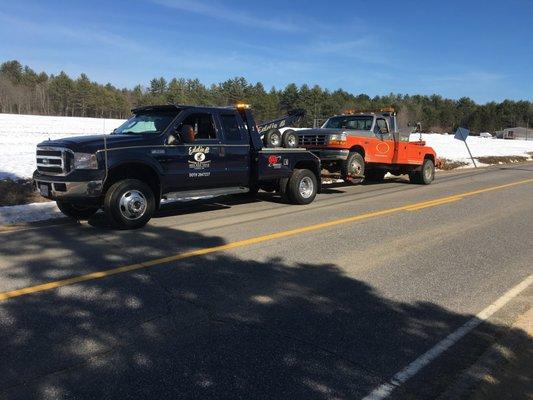 Eddie B Towing & Recovery | Lebanon, ME 04027 | (603) 234-1612 | Flatbed Towing | Camper Towing | RV Towing