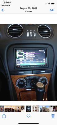 stereo system with Bluetooth and Back up Camera