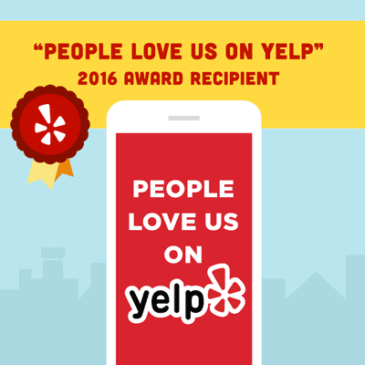 It's official! We just got the People Love Us On Yelp 2016 Award! Thank you our wonderful patients for all the love and support!