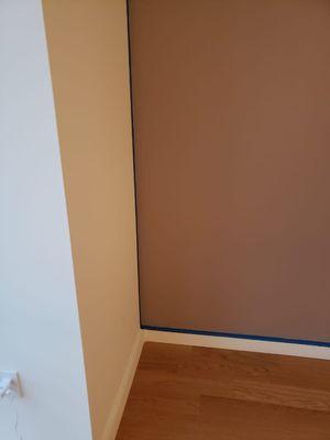 Clean and professional accent wall