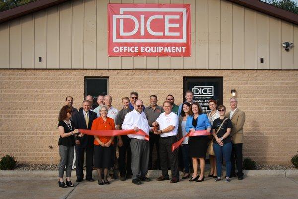 DICE Office Equipment Ribbon Cutting!