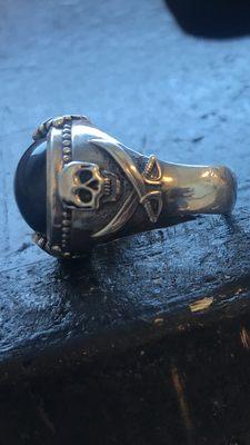 Custom made pirate ring.