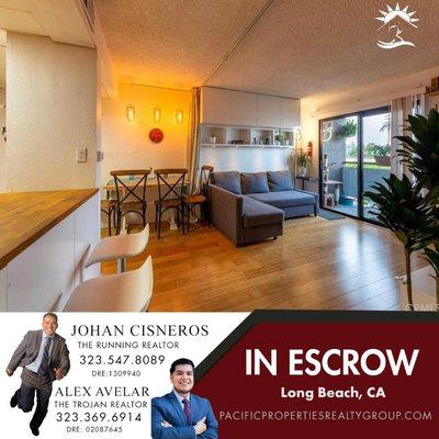 In escrow 1 bed condo in Long Beach!