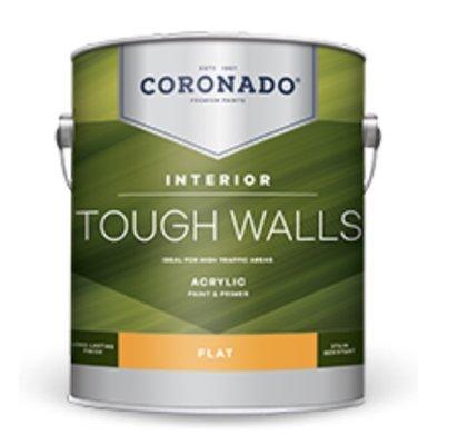 Tough Walls® is the right interior paint for quality, durability, and value. With its complete line of Waterborne Acrylic interior finishes