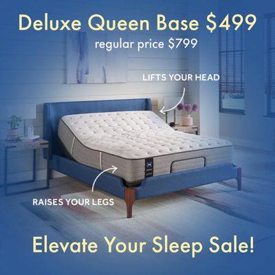 Benefits of an adjustable base include increased circulation, improved comfort, reduced snoring, and so much more at our everyday low prices