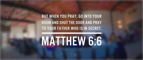 Great topic of prayer going on now. Starts at 10a Sundays, but stop in a little early for a coffee and chat! Colossians coming up next.