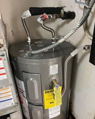 Replaced water heater