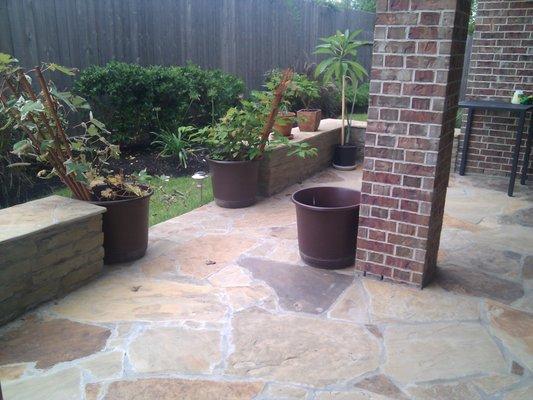 Flagstone patio