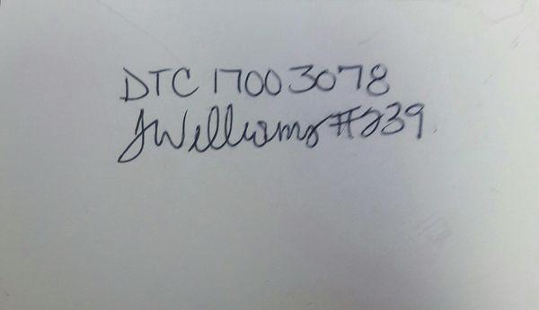 Officers signature "free pass to go on train with expired pass" which expired because she held me up for almost an hour making me late.