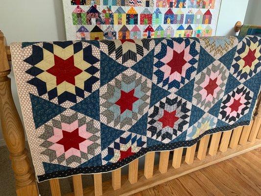 Lovely antique quilt I purchased from Countey Lane quilters