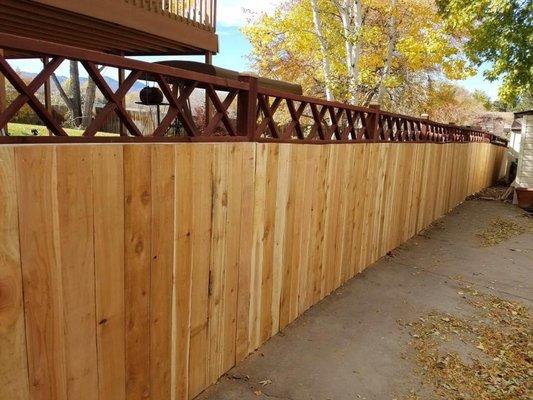 Beautiful fence in Littleton.