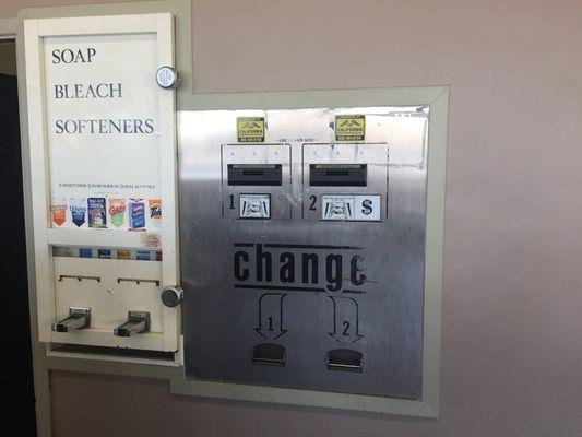 Change machine is always full!