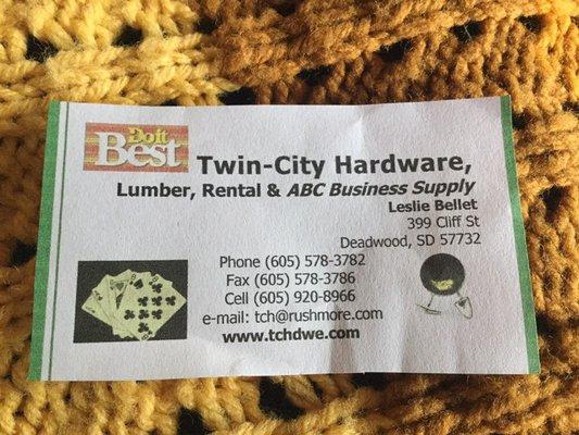 Twin City Hardware!