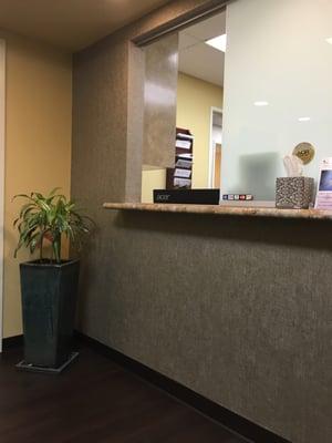 Front desk