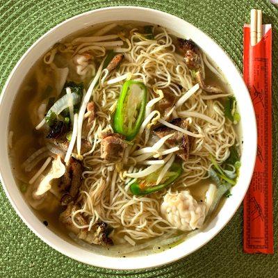 BBQ Pork Wonton Pho