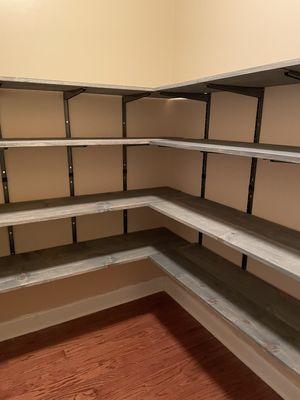 Yes, we install custom shelves to fit your needs!