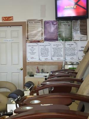 Pedicure options