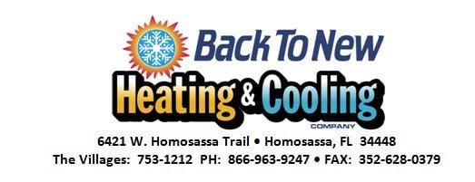 Back to New Heating & Cooling - A/C Installation & Repair, Central Florida