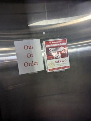 Out of order!