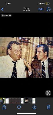 Bear Bryant and Wally Mathis