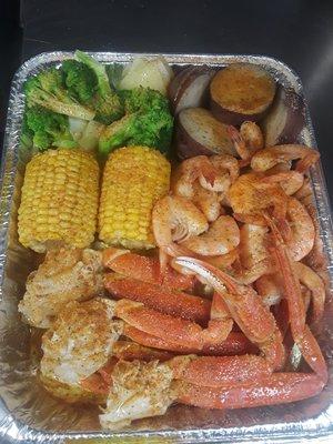 Snow crab legs platter