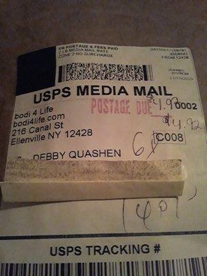 Postage due.