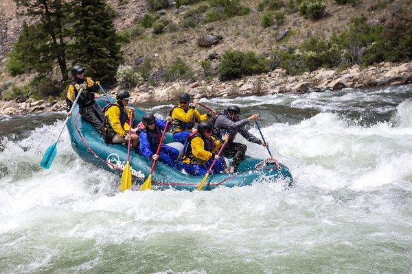 Whitewater rafting on the Middle Fork of the Salmon River