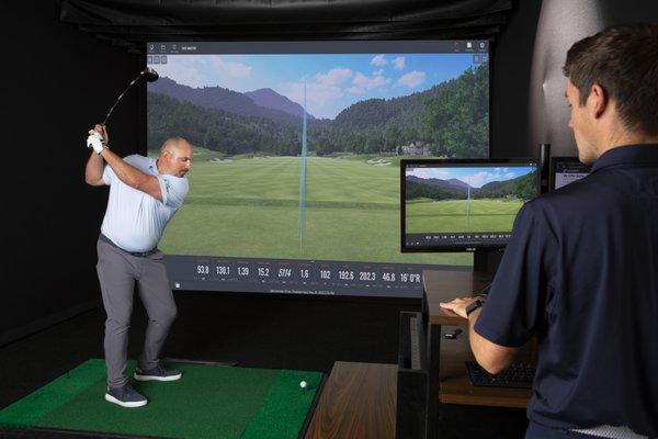 Club Champion uses TrackMan technology