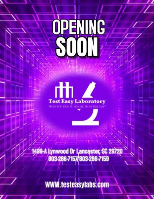 Opening Soon!!