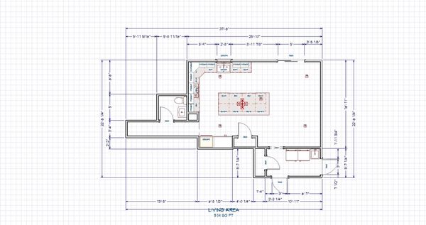 recent kitchen layout