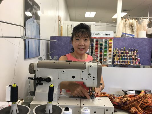 Meet Kim professional tailor and seamstress at Q Cleaners & Tailor Acton