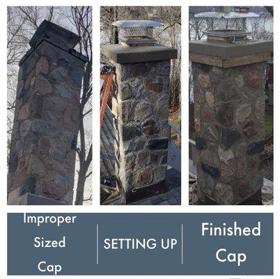 New chimney cap