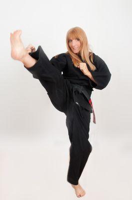 Sensei Cyndi Rogg 6 degree Black Belt. Owner/Operator